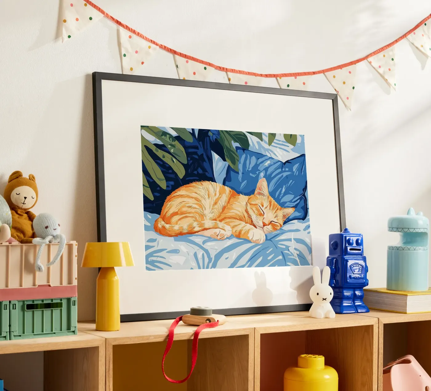 cat poster da Abstract Botanical Art