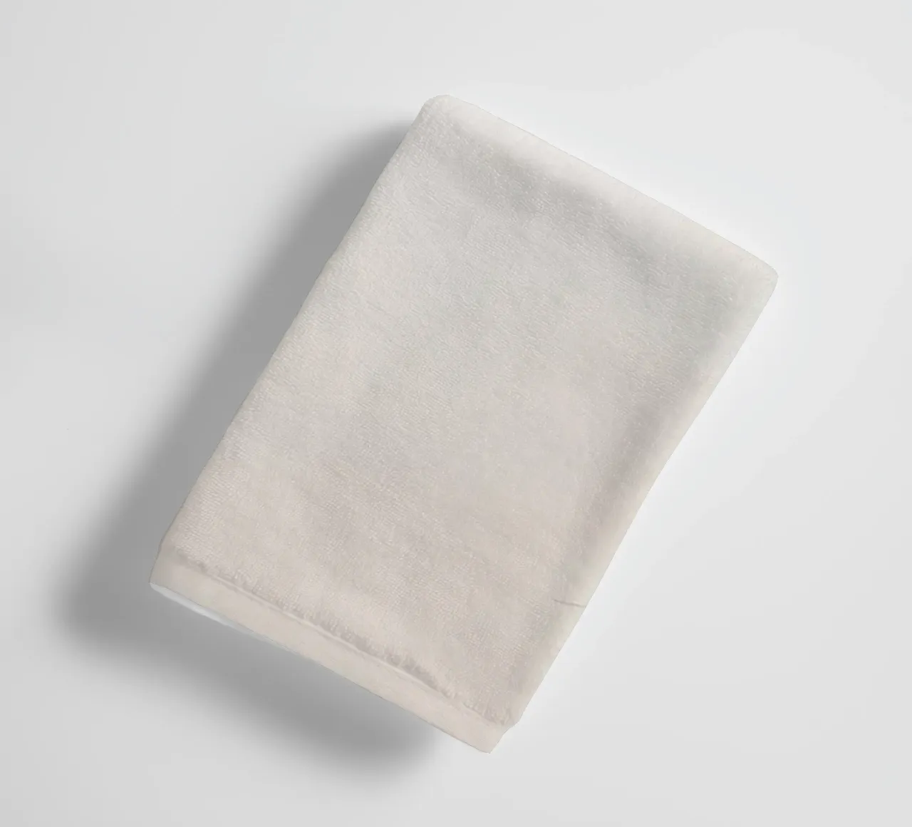 Beautiful abstract painting with pastel colors on a textured towel by DesignDoodle