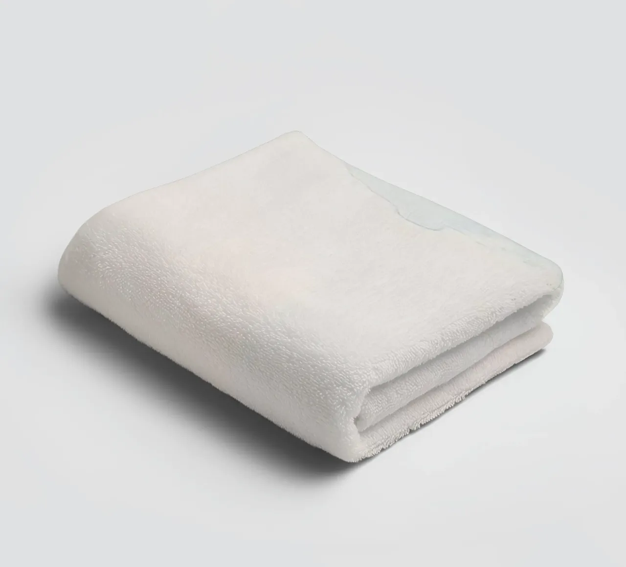 Beautiful abstract painting with pastel colors on a textured towel by DesignDoodle
