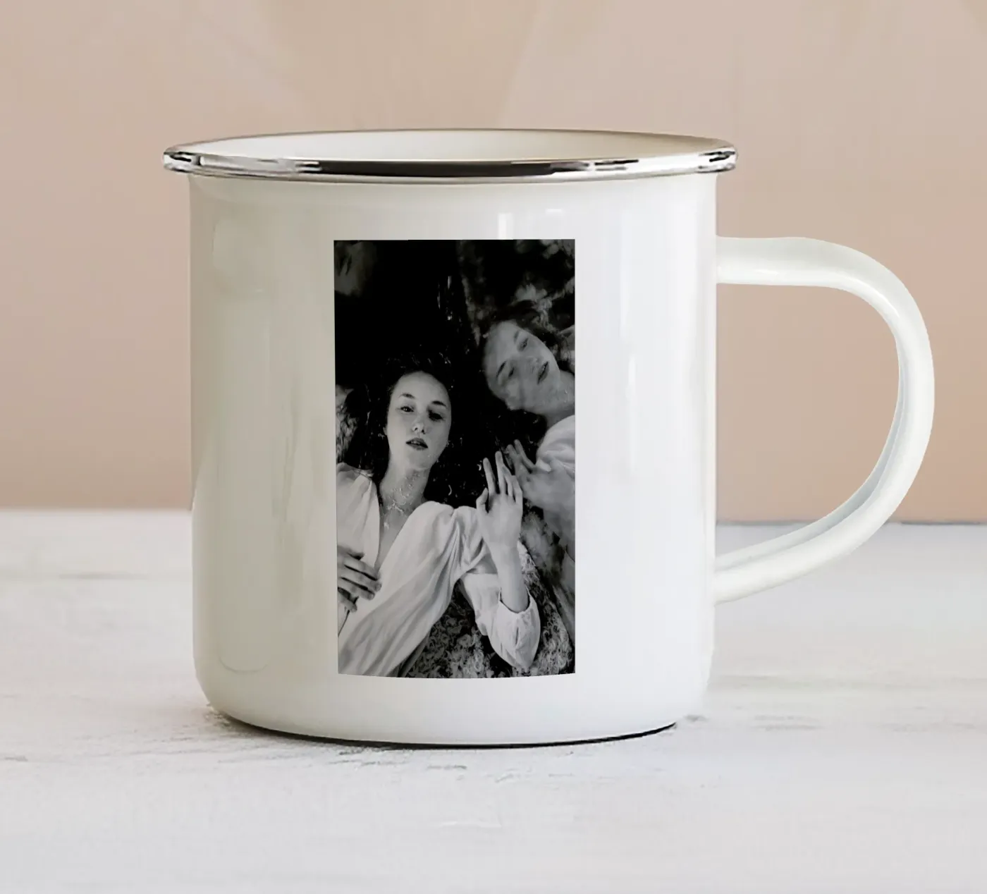 Reflection enamel mug by Runway Collective