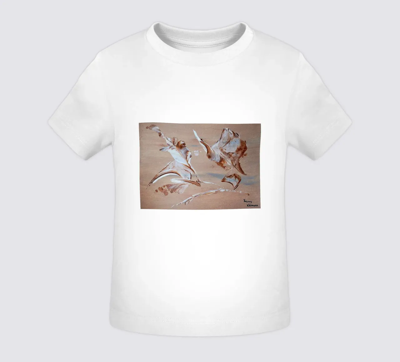 MESSAGE FROM THE HEART 29 baby t-shirt by Thierry Vobmann Abstract painting