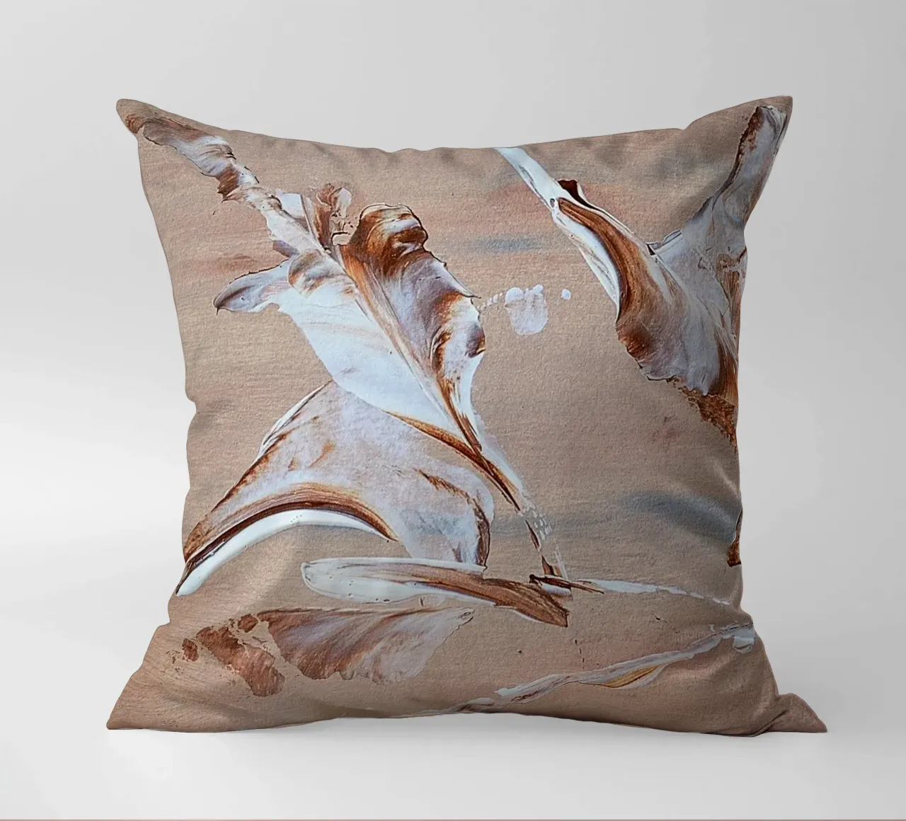 MESSAGE FROM THE HEART 29 cuscino da Thierry Vobmann Abstract painting