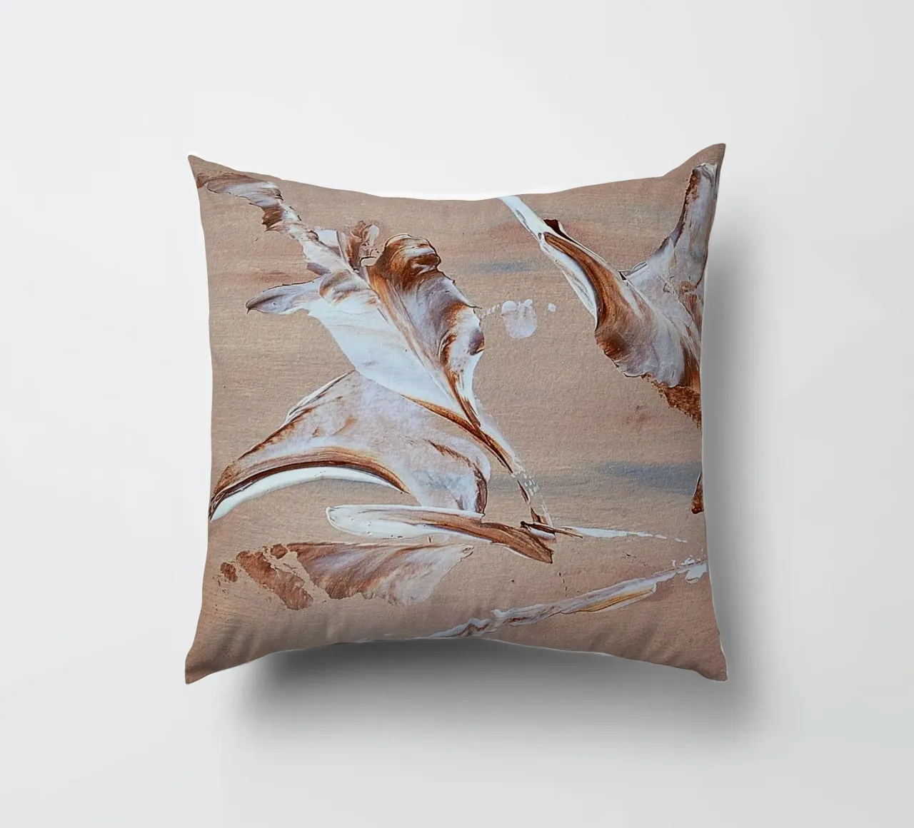 MESSAGE FROM THE HEART 29 cuscino da Thierry Vobmann Abstract painting