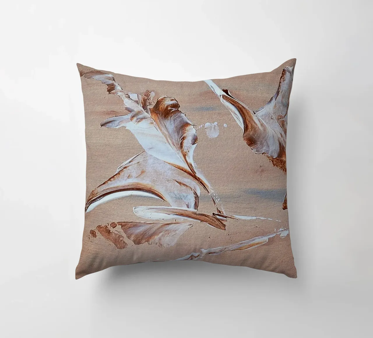 MESSAGE FROM THE HEART 29 cuscino da Thierry Vobmann Abstract painting