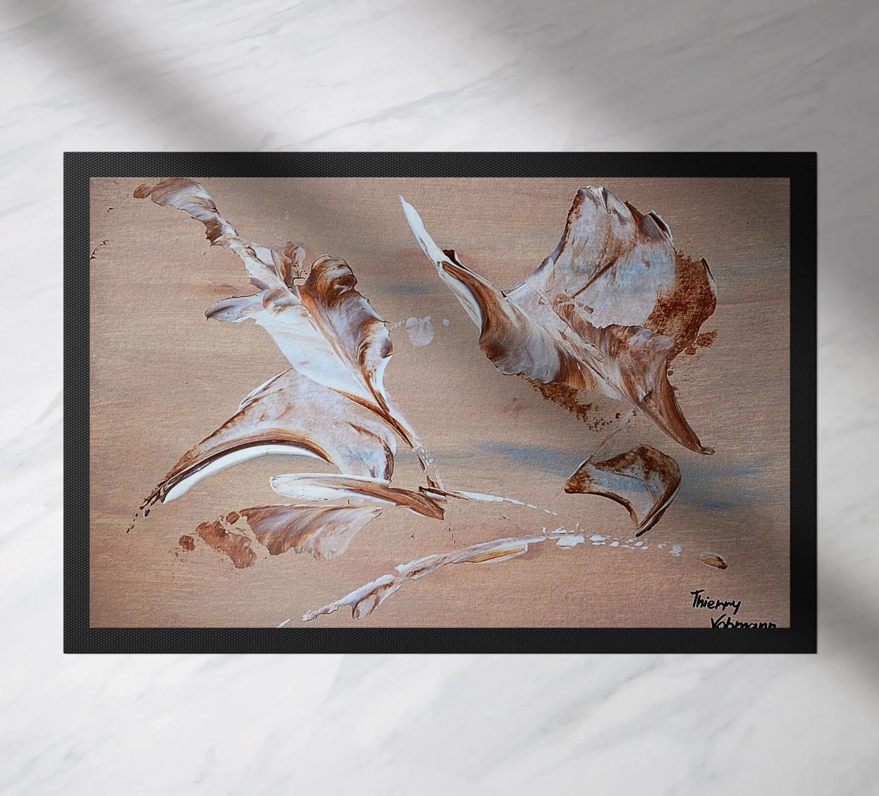 MESSAGE FROM THE HEART 29 zerbino da Thierry Vobmann Abstract painting