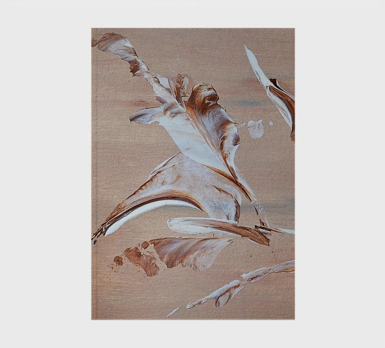 MESSAGE FROM THE HEART 29 diario da Thierry Vobmann Abstract painting