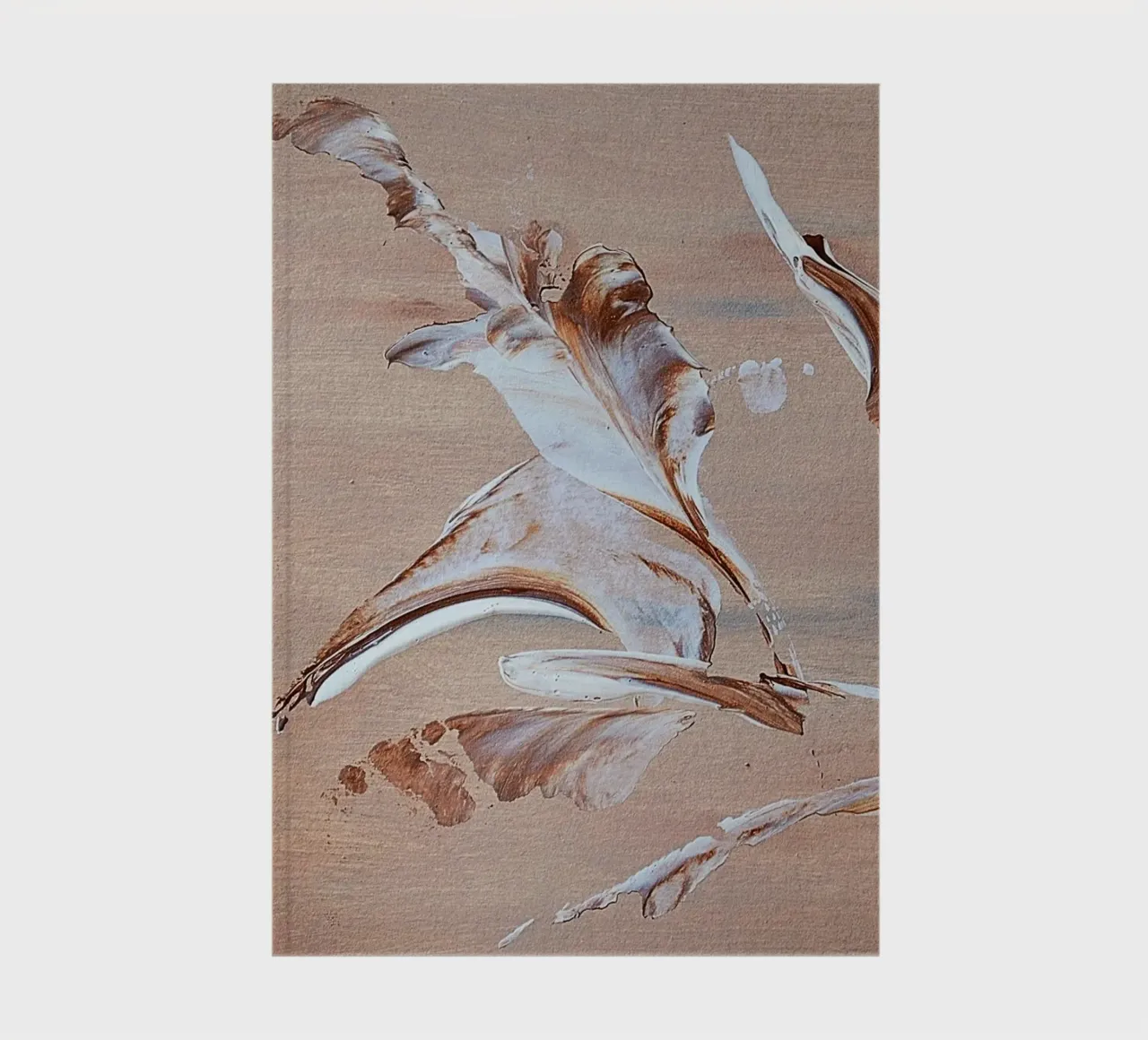 MESSAGE FROM THE HEART 29 notebook by Thierry Vobmann Abstract painting