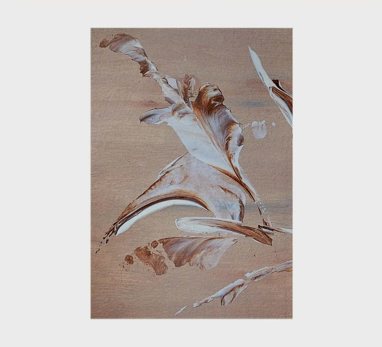 MESSAGE FROM THE HEART 29 notebook by Thierry Vobmann Abstract painting