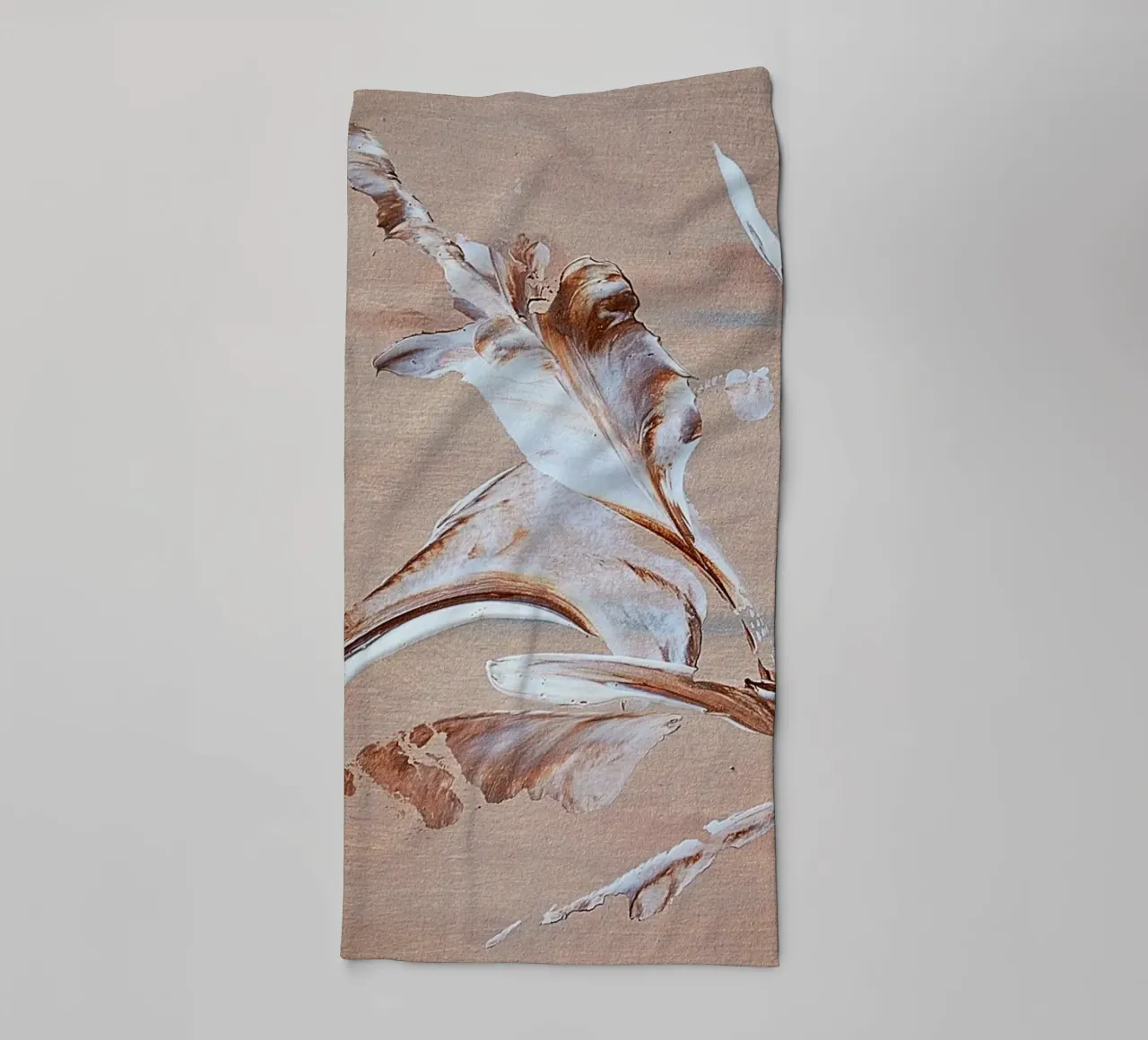 MESSAGE FROM THE HEART 29 towel by Thierry Vobmann Abstract painting