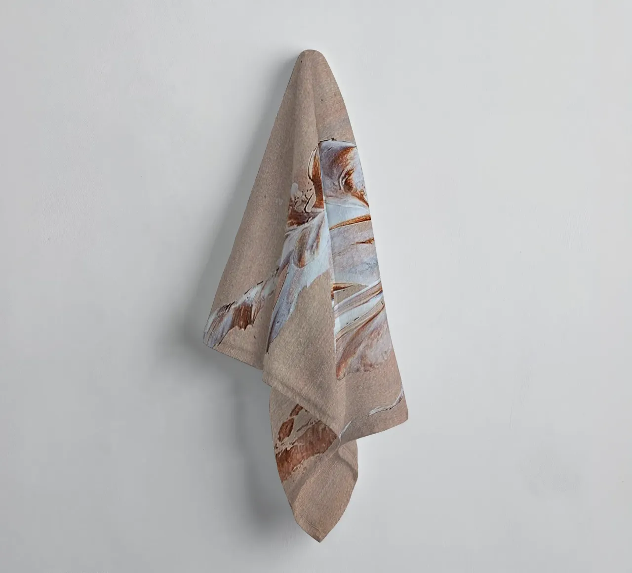 MESSAGE FROM THE HEART 29 asciugamano da bagno da Thierry Vobmann Abstract painting