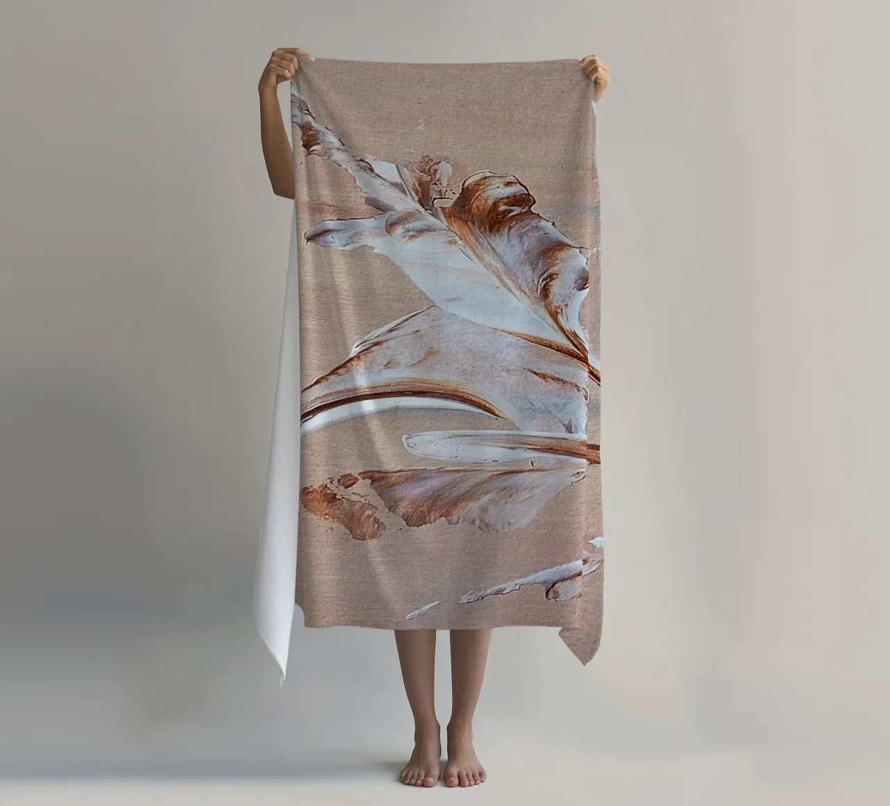 MESSAGE FROM THE HEART 29 telo mare da Thierry Vobmann Abstract painting