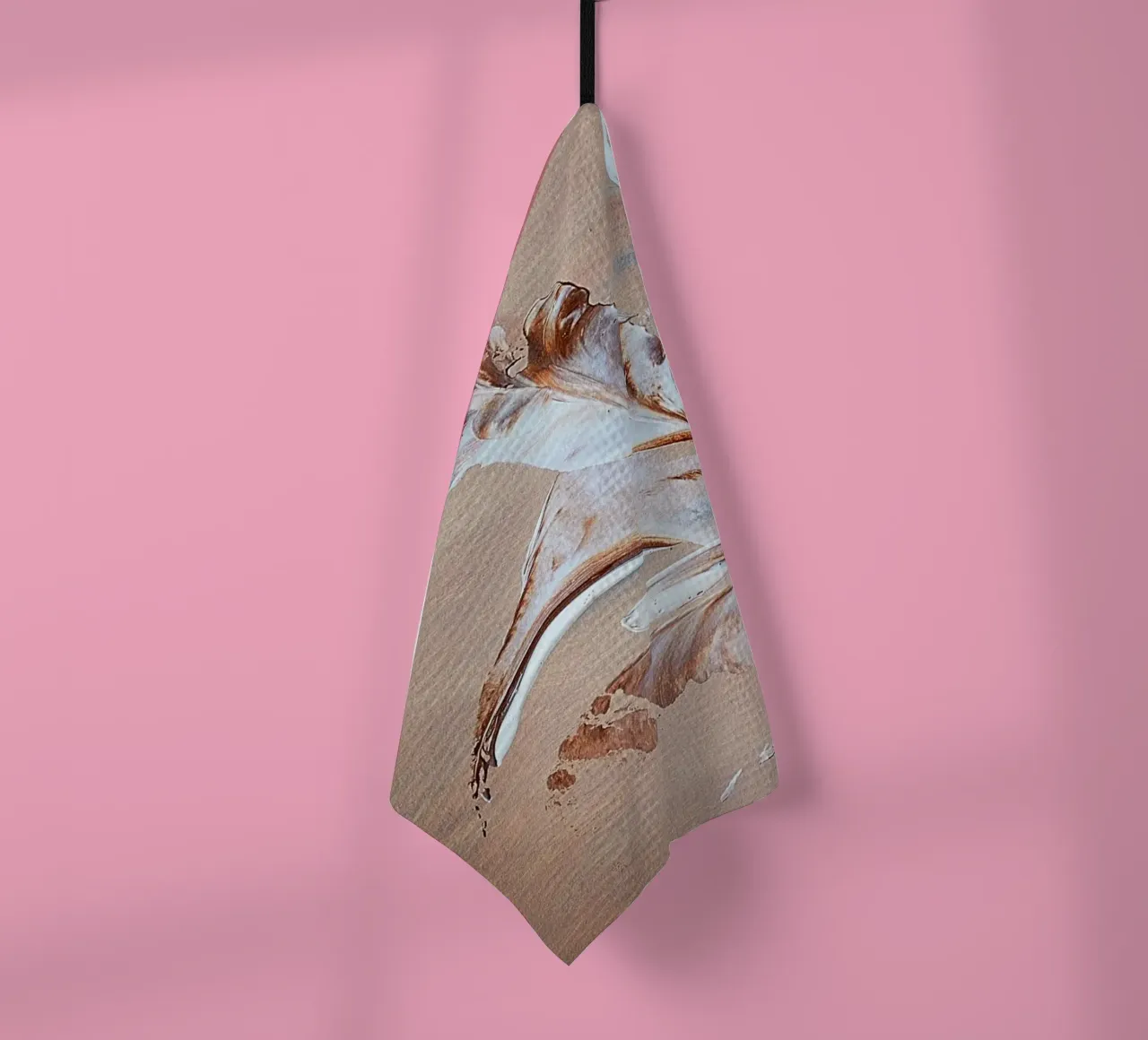 MESSAGE FROM THE HEART 29 torchon de Thierry Vobmann Abstract painting