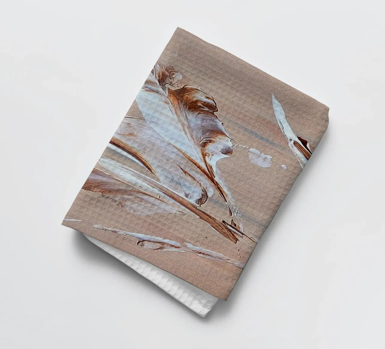 MESSAGE FROM THE HEART 29 torchon de Thierry Vobmann Abstract painting