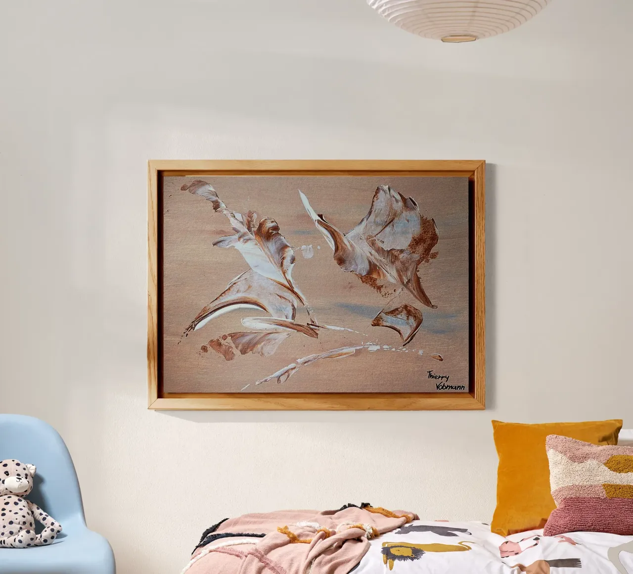 MESSAGE FROM THE HEART 29 alluminio dibond da Thierry Vobmann Abstract painting