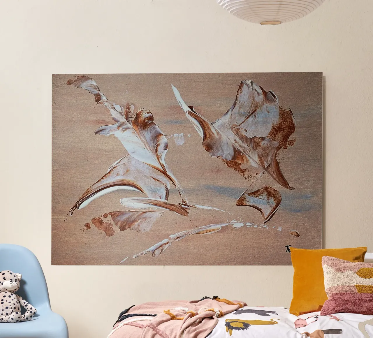 MESSAGE FROM THE HEART 29 alluminio dibond da Thierry Vobmann Abstract painting