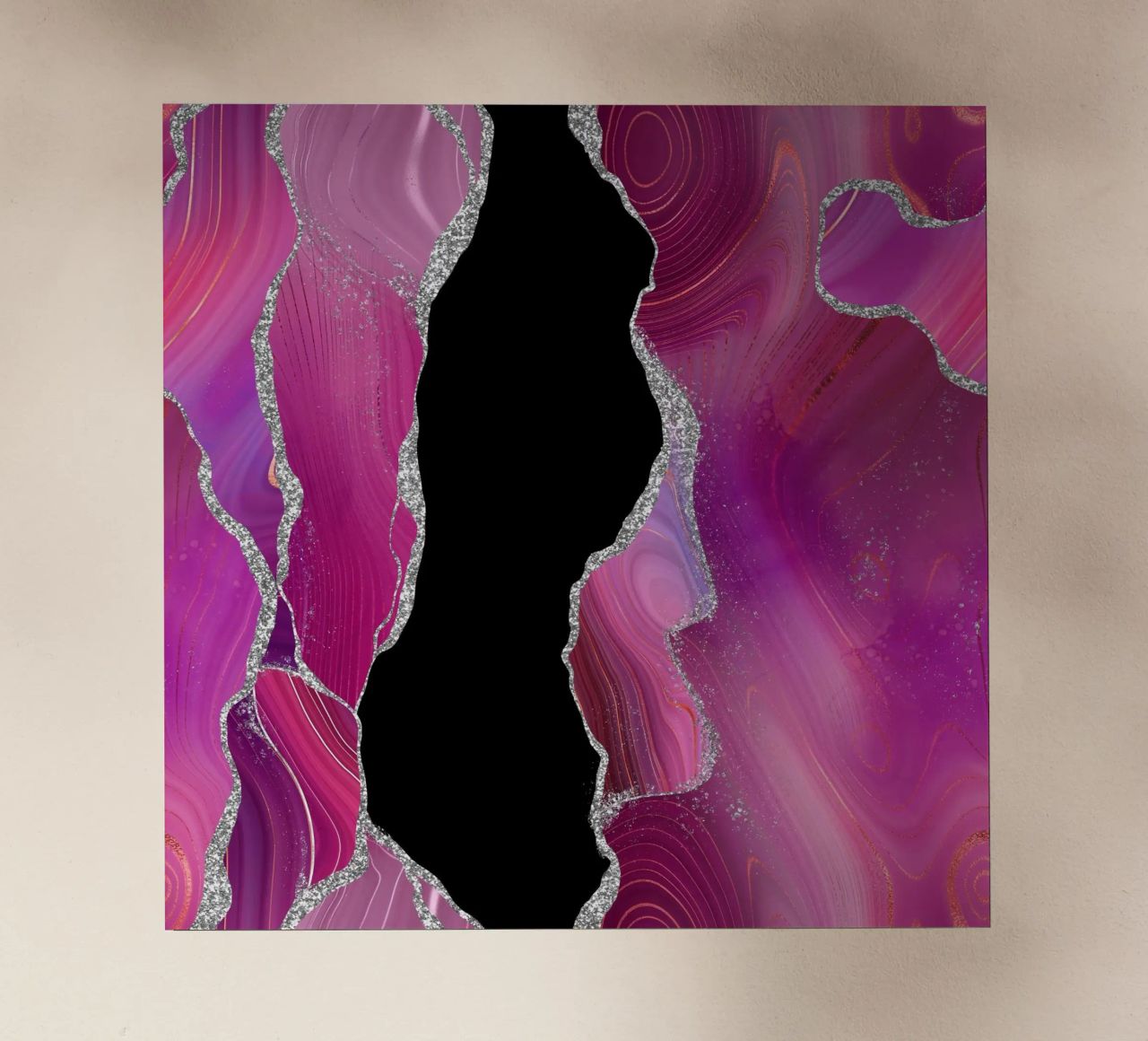Agata Magenta e Argento Texture 01 pellicola backlit da Gemstone Textures
