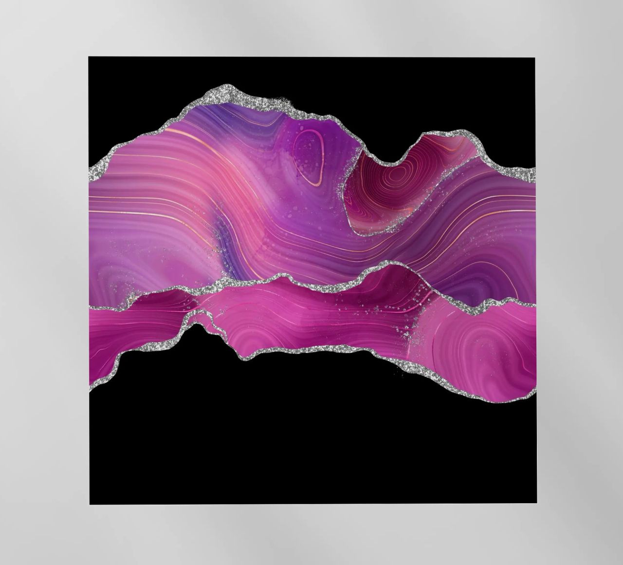 Agata Magenta e Argento Texture 04 pellicola backlit da Gemstone Textures