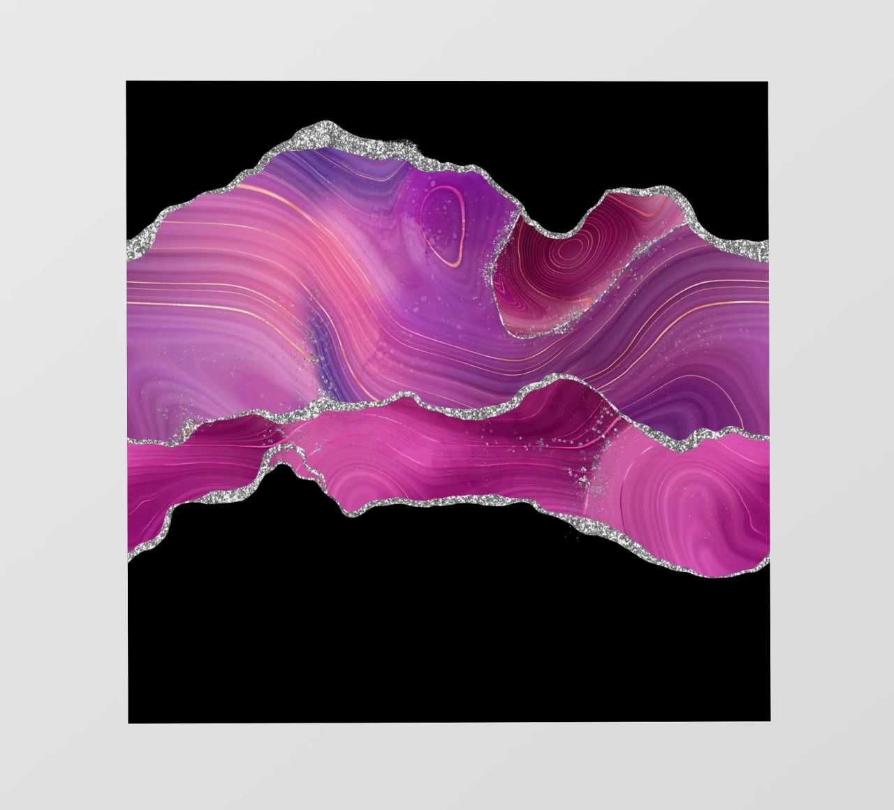 Agata Magenta e Argento Texture 04 pellicola backlit da Gemstone Textures