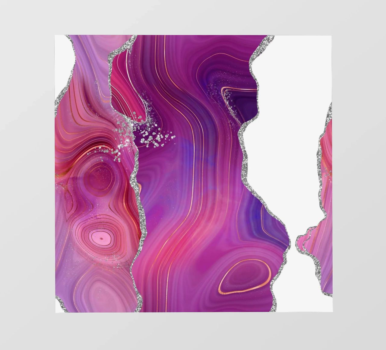 Agata Magenta e Argento Texture 05 pellicola backlit da Gemstone Textures