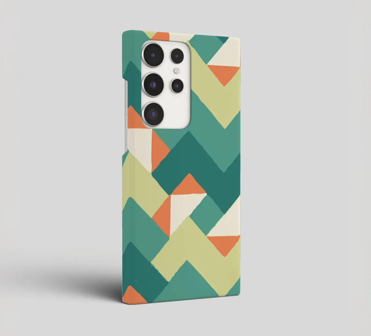 Abstract geometric pattern - Colourful retro design Print samsung phone case by luciette plastique