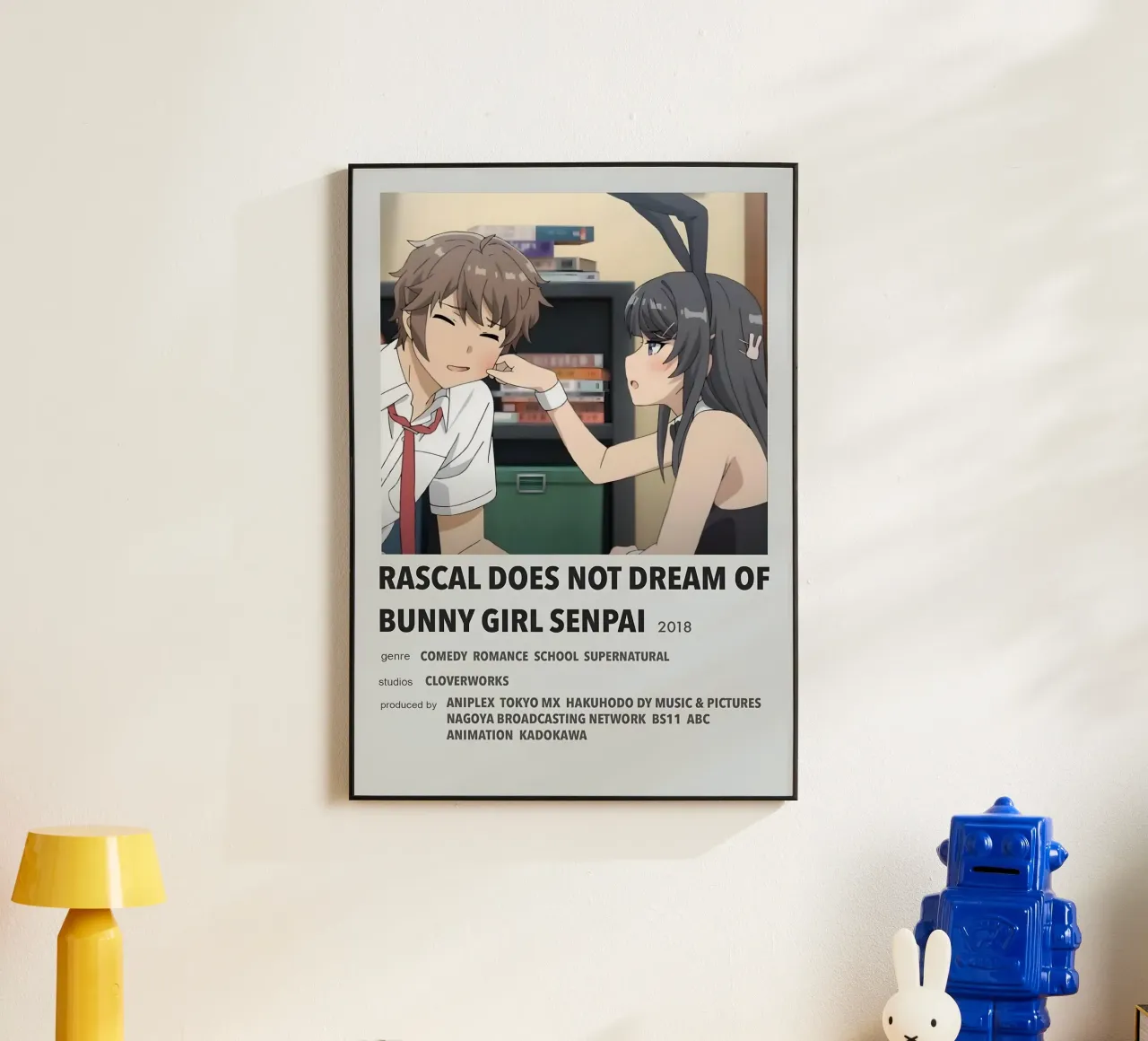 RASCAL DOES NOT DREAM OF BUNNY GIRL SENPAI 2018 alluminio dibond da Totoya