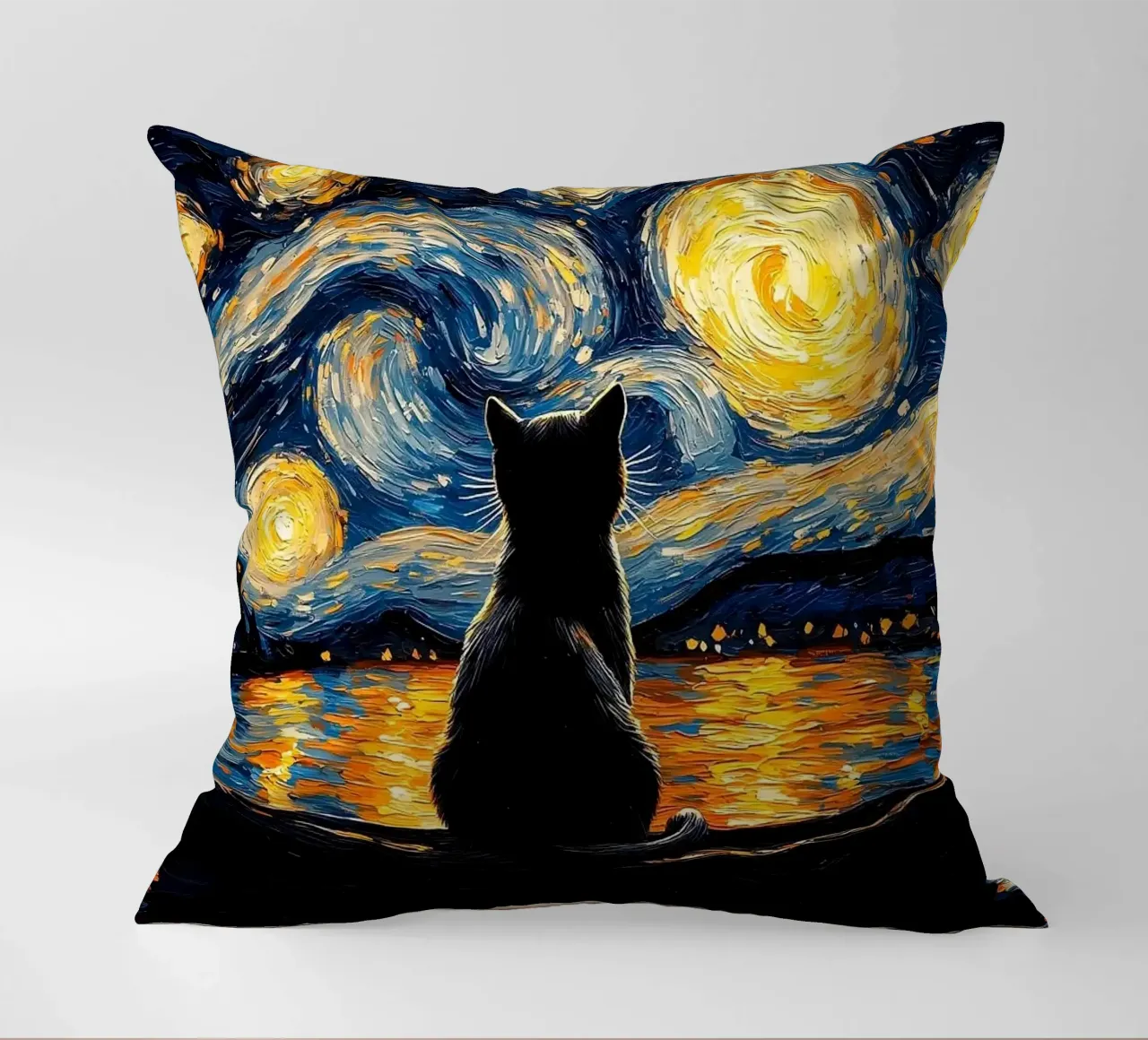 gatto cuscino da Abstract Botanical Art