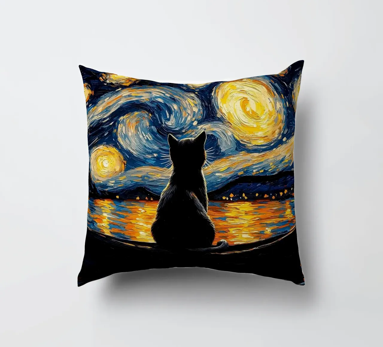 gatto cuscino da Abstract Botanical Art