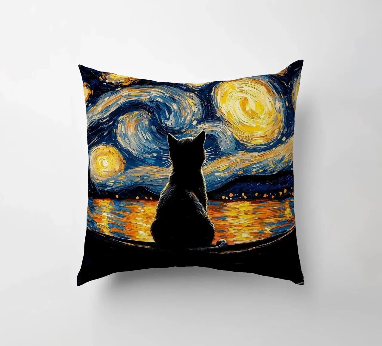 gatto cuscino da Abstract Botanical Art