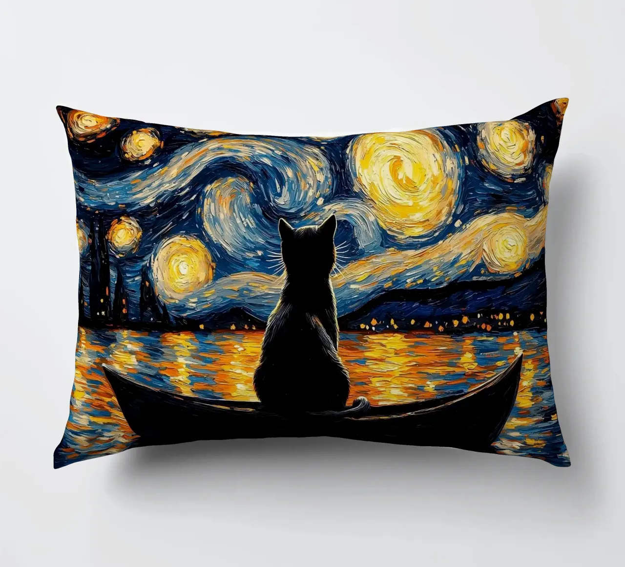 gatto cuscino da Abstract Botanical Art