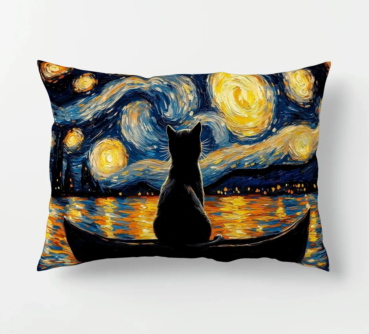 gatto cuscino da Abstract Botanical Art