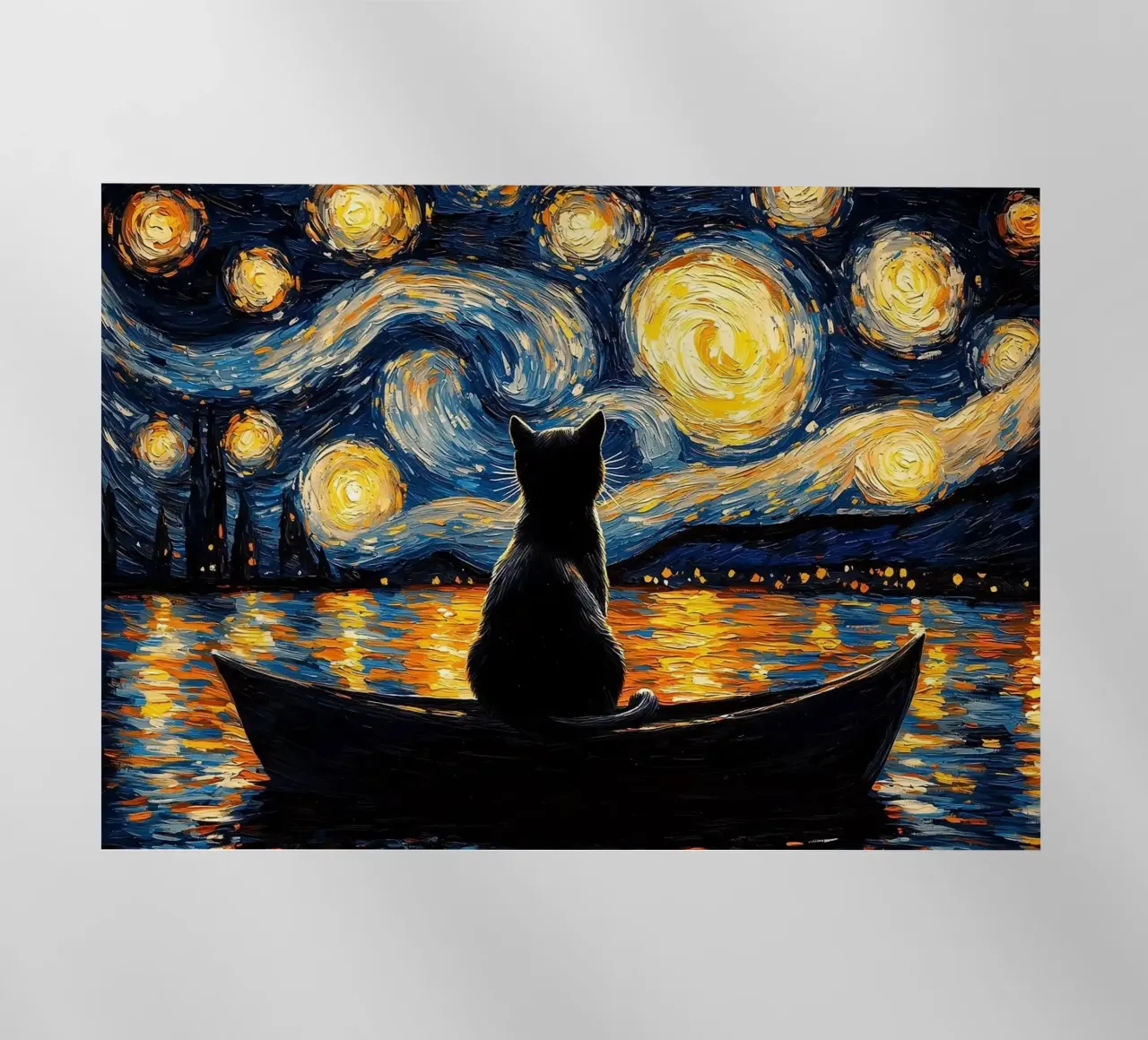gatto pellicola backlit da Abstract Botanical Art
