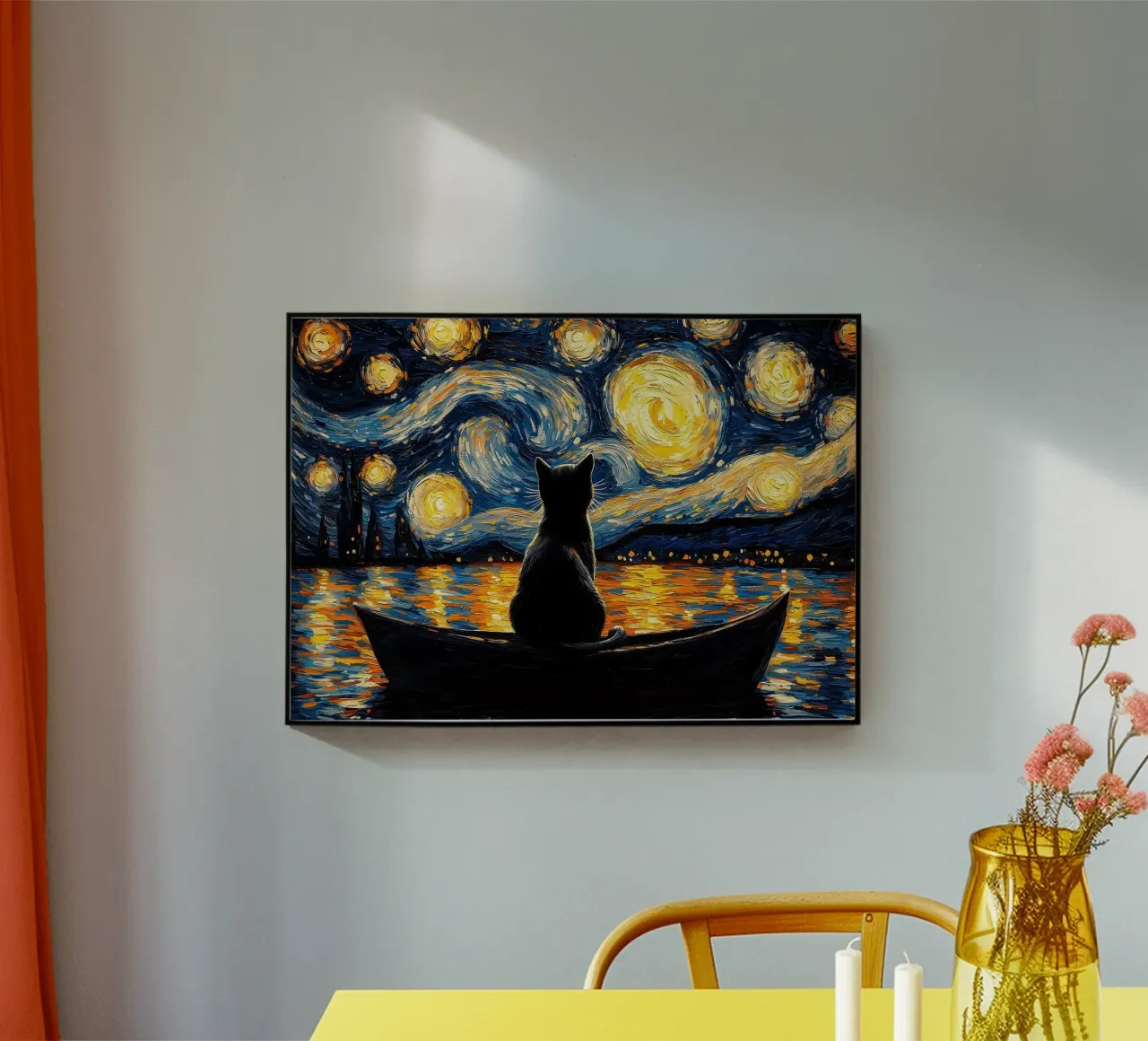 gatto plexiglass da Abstract Botanical Art