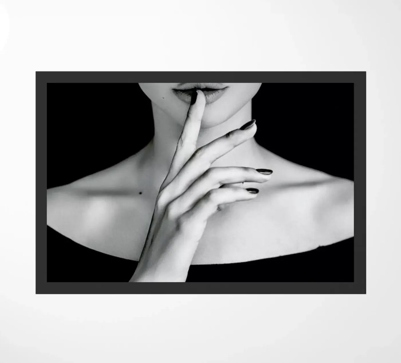 Shh deurmat van Runway Collective