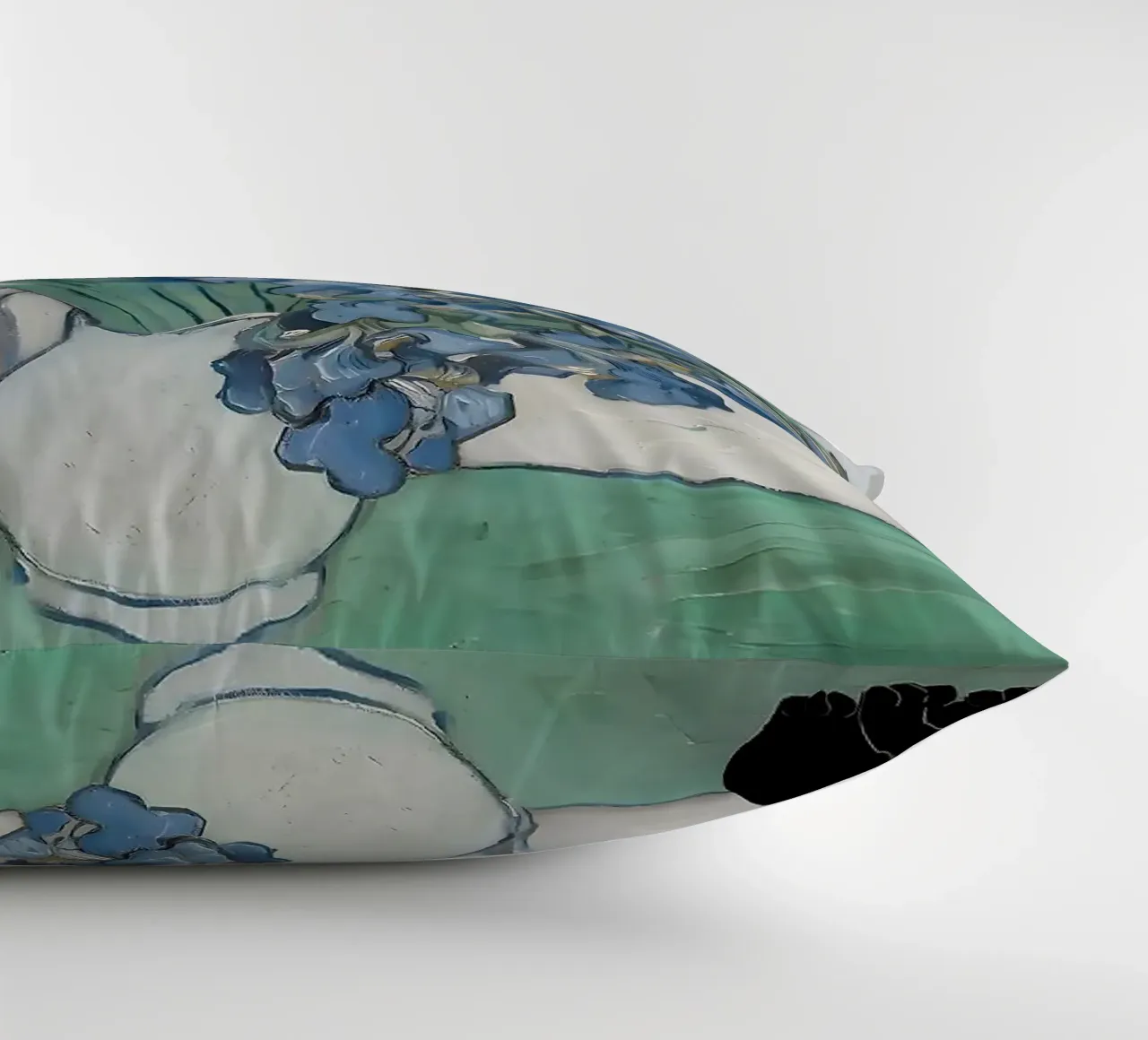gatto nero cuscino da Abstract Botanical Art
