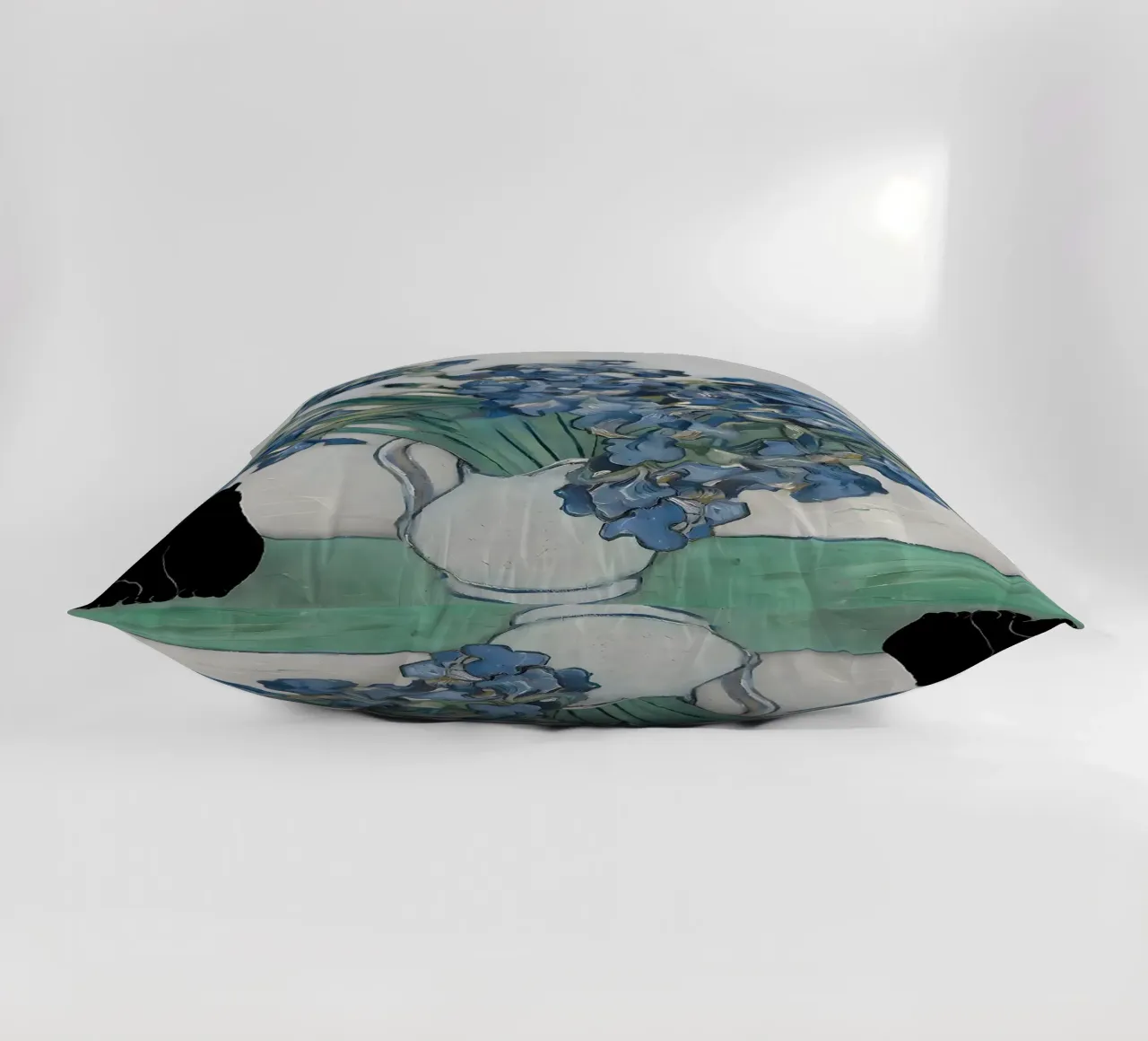 gatto nero cuscino da Abstract Botanical Art
