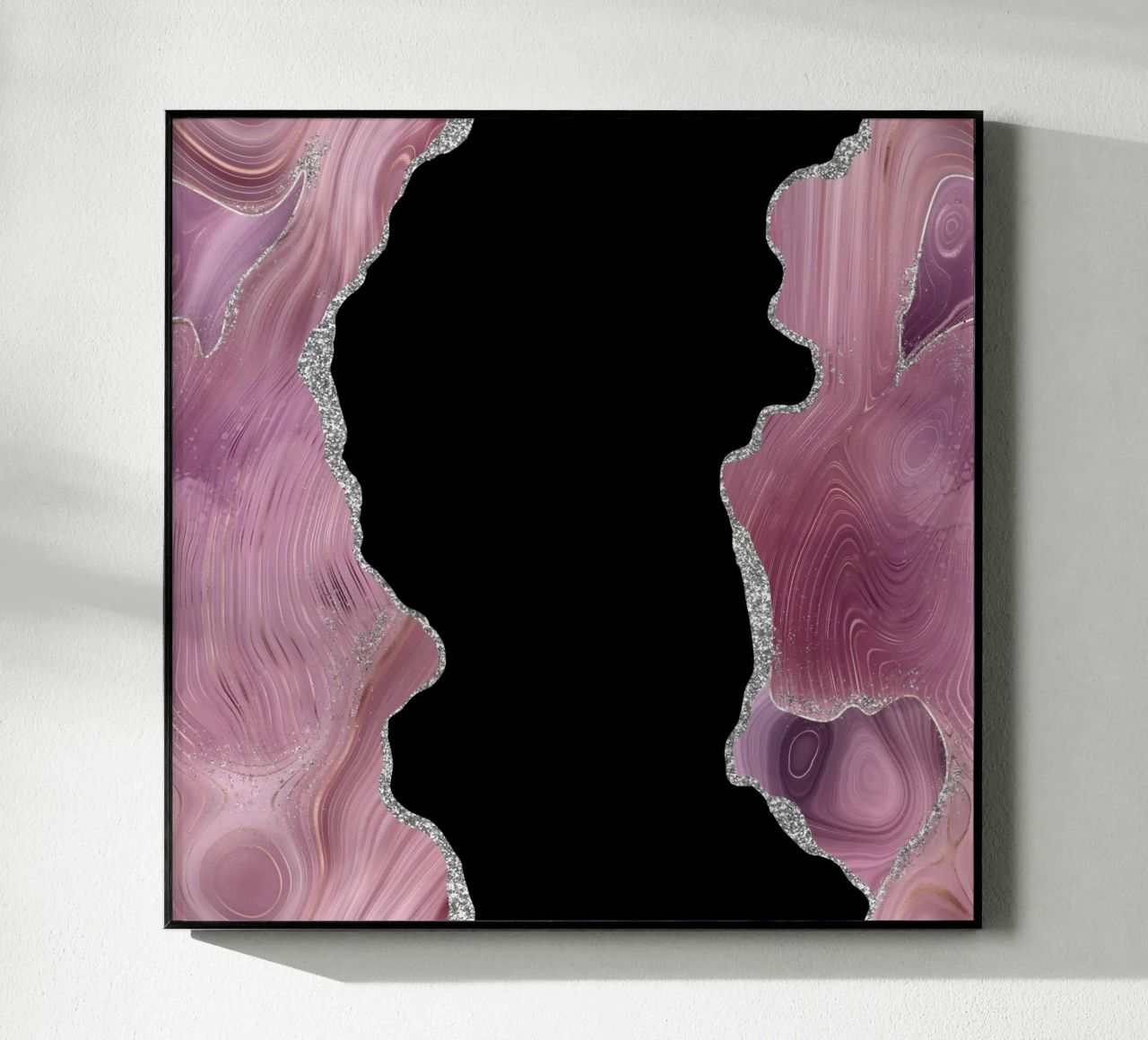 Texture Agata malva e argento 02 plexiglass da Gemstone Textures