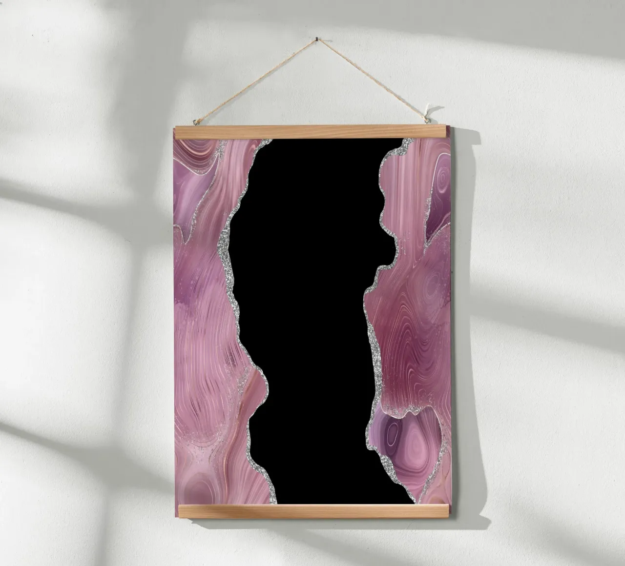 Agate Mauve & Argent Texture 02 hahnemühle de Gemstone Textures
