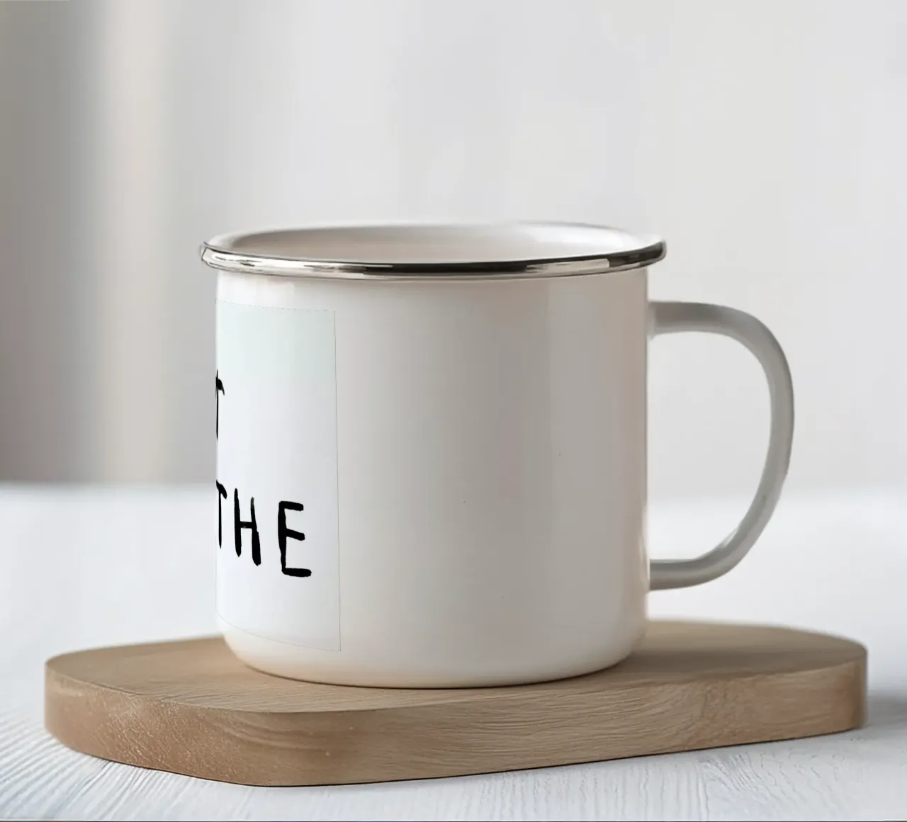 Just Breathe tazza in smalto da Dead Language