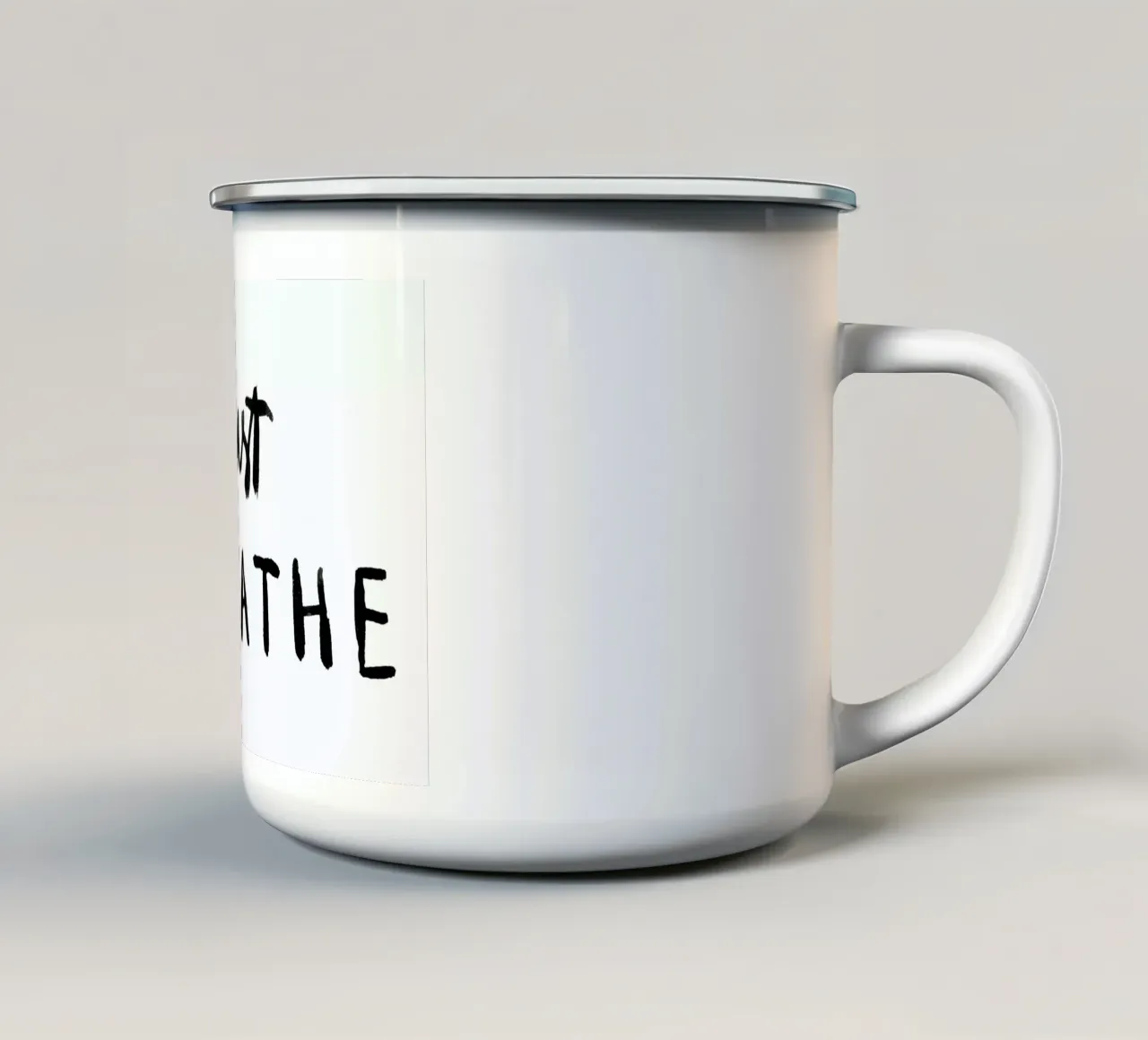 Just Breathe tazza in smalto da Dead Language