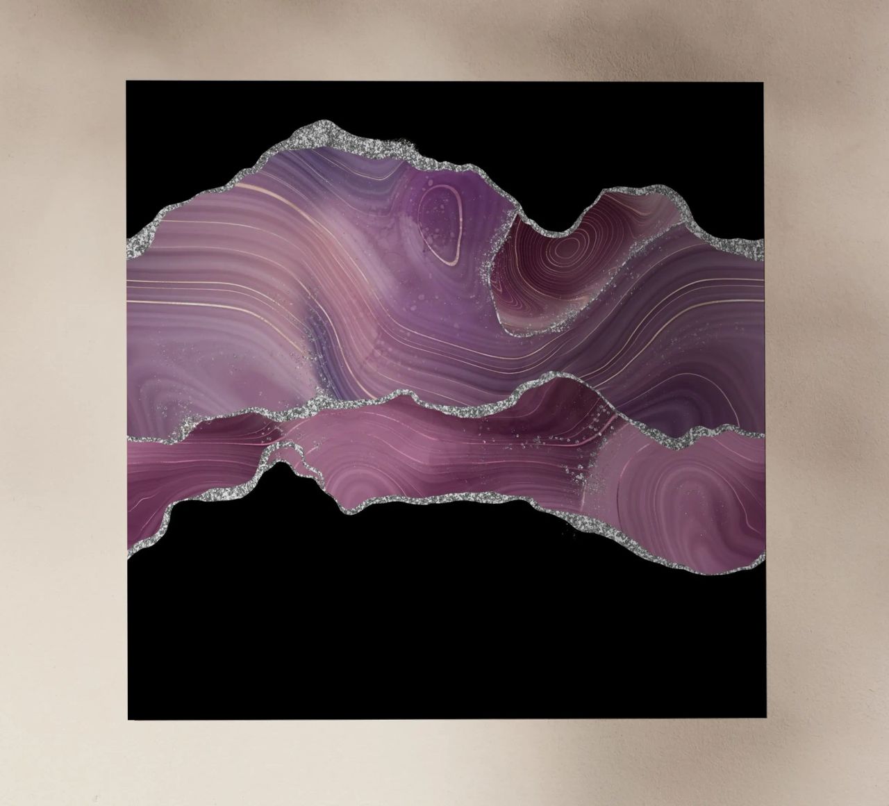 Texture agata malva e argento 04 pellicola backlit da Gemstone Textures