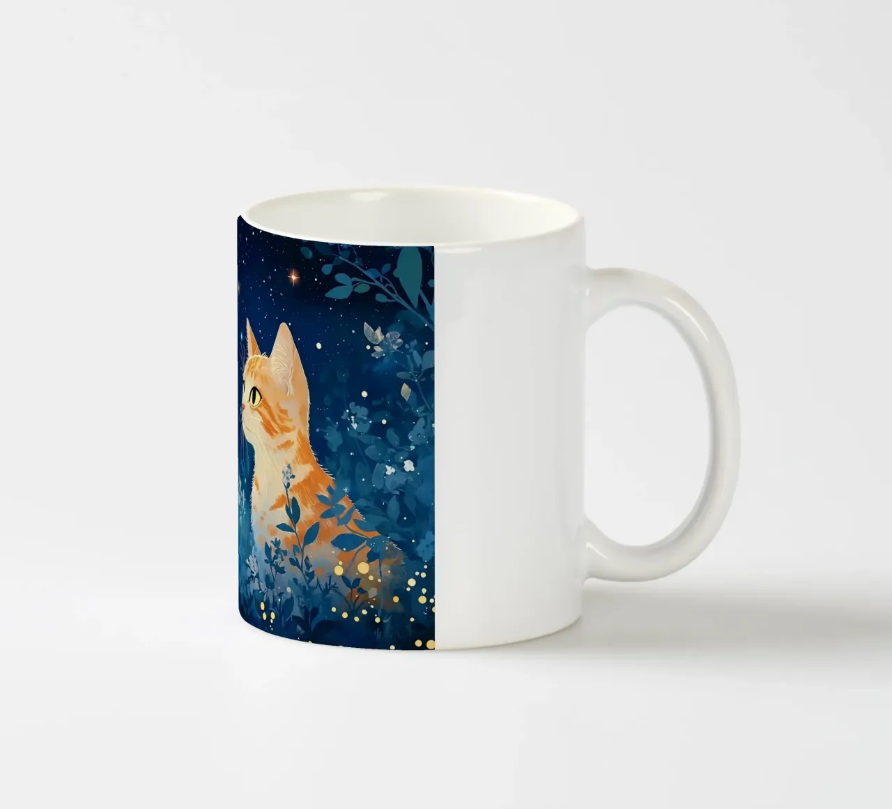 gatti tazza in ceramica da Abstract Botanical Art