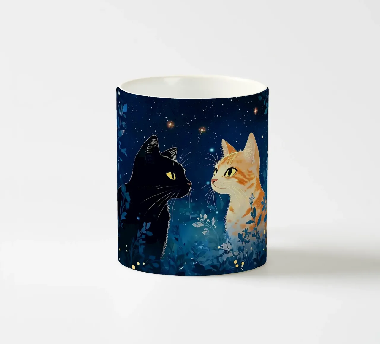 gatti tazza in ceramica da Abstract Botanical Art
