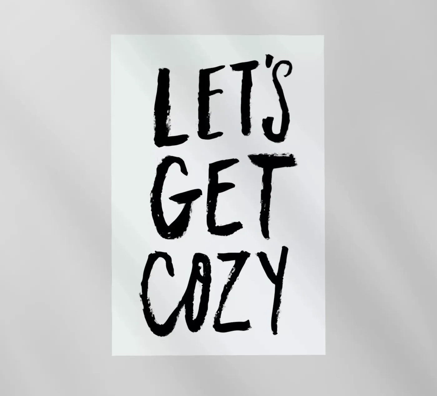 Lets Get Cozy pellicola backlit da Dead Language