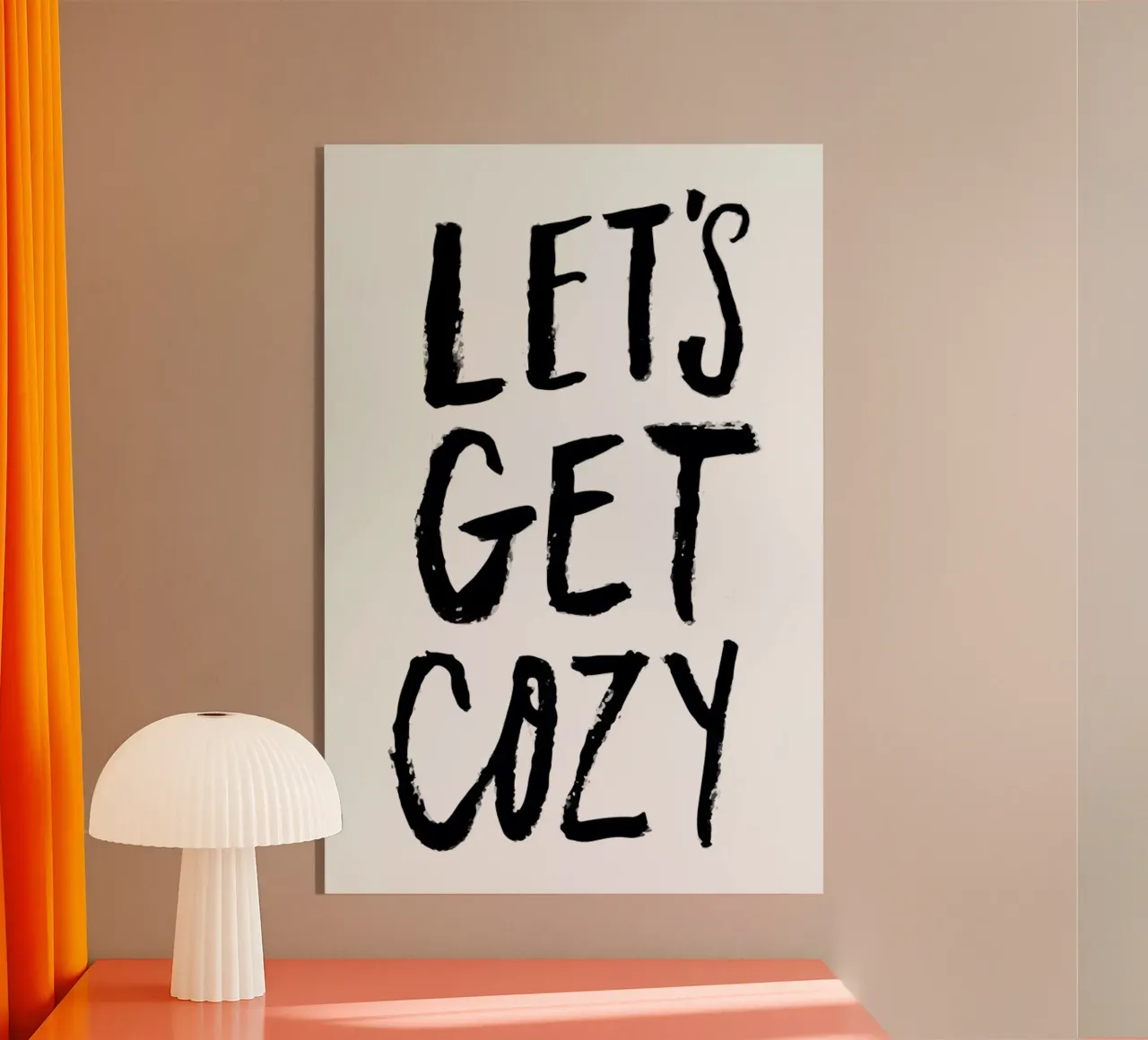 Lets Get Cozy plexiglass da Dead Language