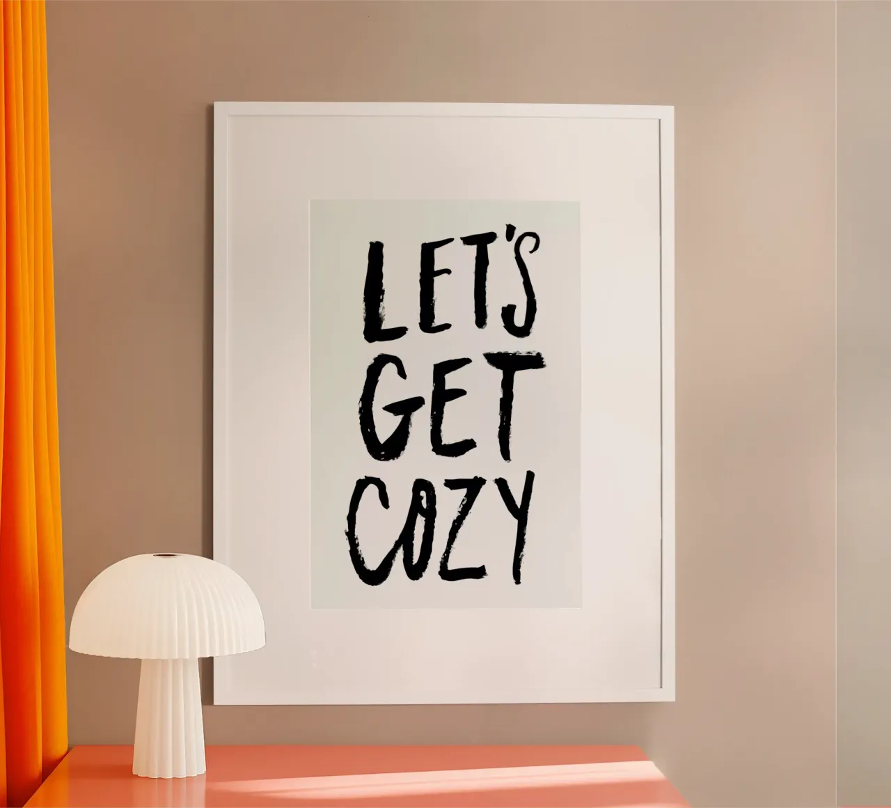 Lets Get Cozy poster da Dead Language