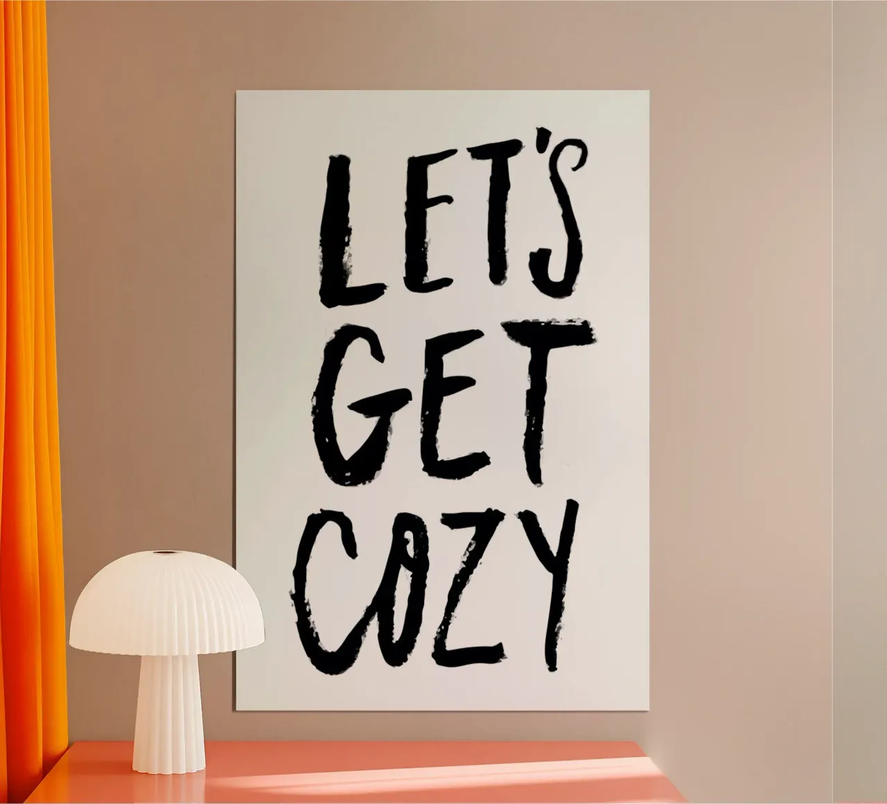 Lets Get Cozy poster da Dead Language