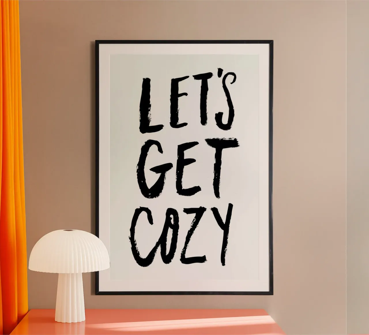 Lets Get Cozy poster da Dead Language