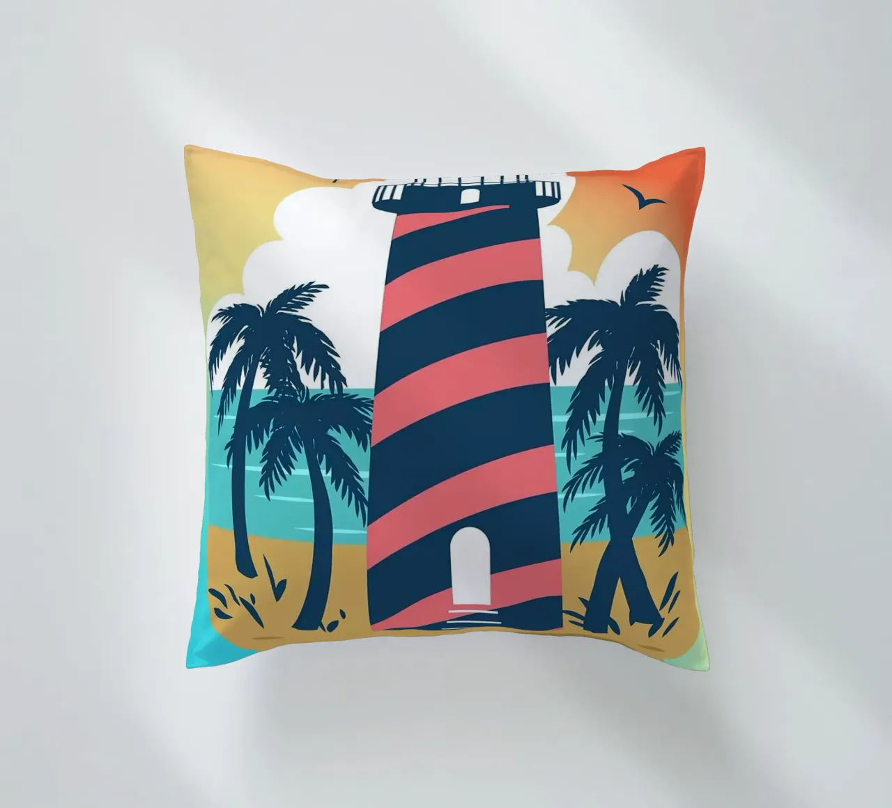 faro cuscino da Abstract Botanical Art