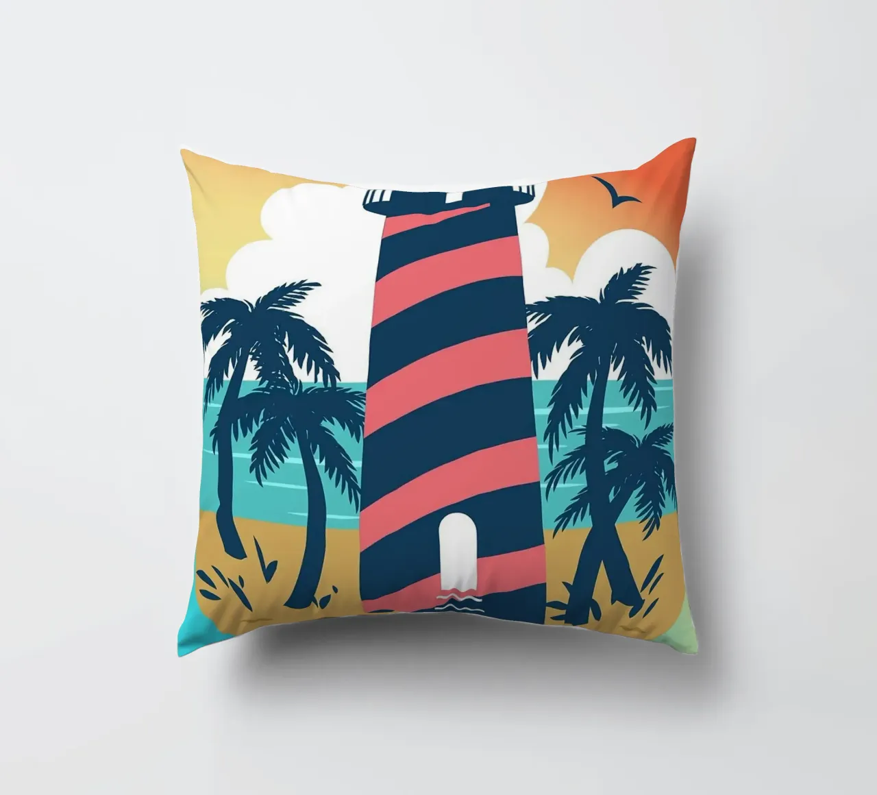 faro cuscino da Abstract Botanical Art