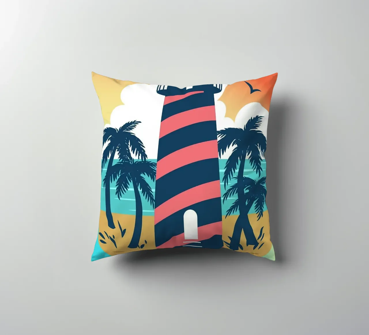 faro cuscino da Abstract Botanical Art